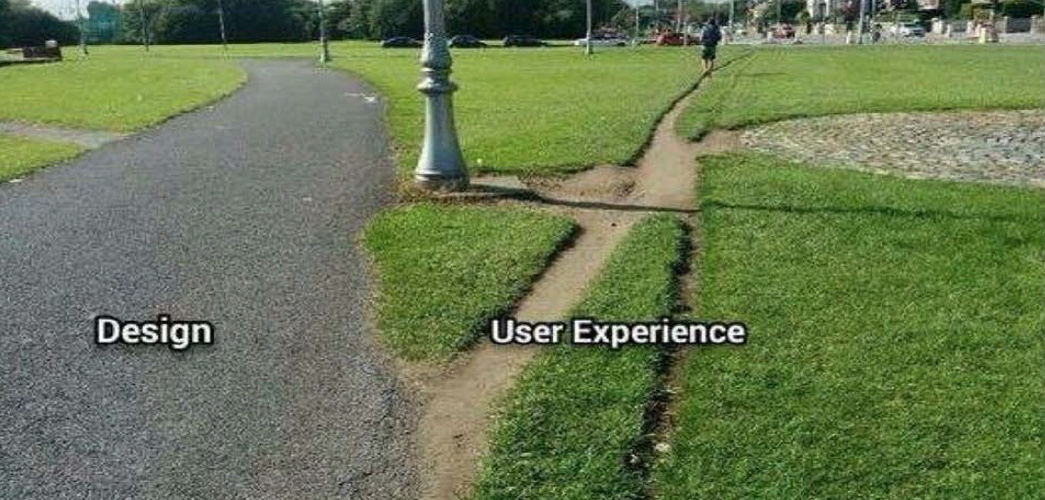 Métaphore du chemin : Design versus User Expérience