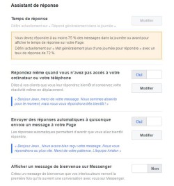 assistant de réponse